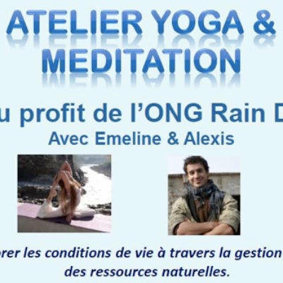 Atelier Yoga et Méditation au profit de l’ONG RAIN DROP